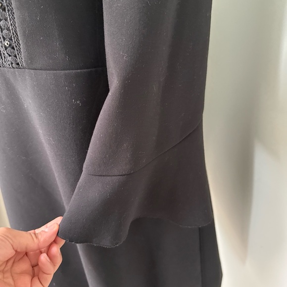 Karen Millen Black Mock Neck Cocktail Dress - Picture 4 of 8